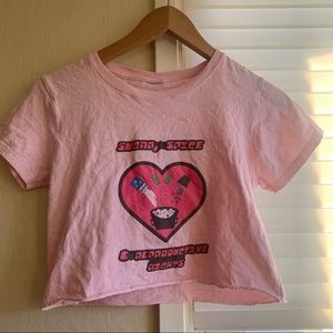 Sugar & Spice & Reproductive Rights Pink Crop Top